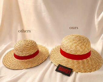 Nuevos sombreros de paja grandes para adultos, inspirados en el anime.