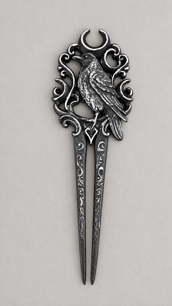 Gothic Raven Hair Fork