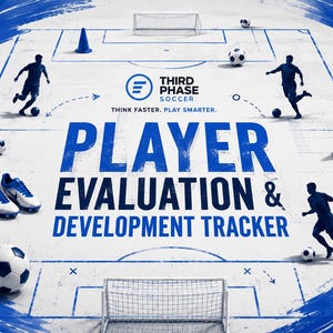 Soccer Player Evaluation & Development Tracker  Coach Assessment and Progress Tracker Digital PDF
