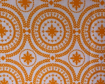 Bari J Art Pleasure Splendour Orange, Indigo and Aster, Half Yard, quilting and crafting fabric