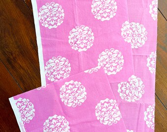 Paula Prass remnant Botanika floral pink, quilting and crafting fabric
