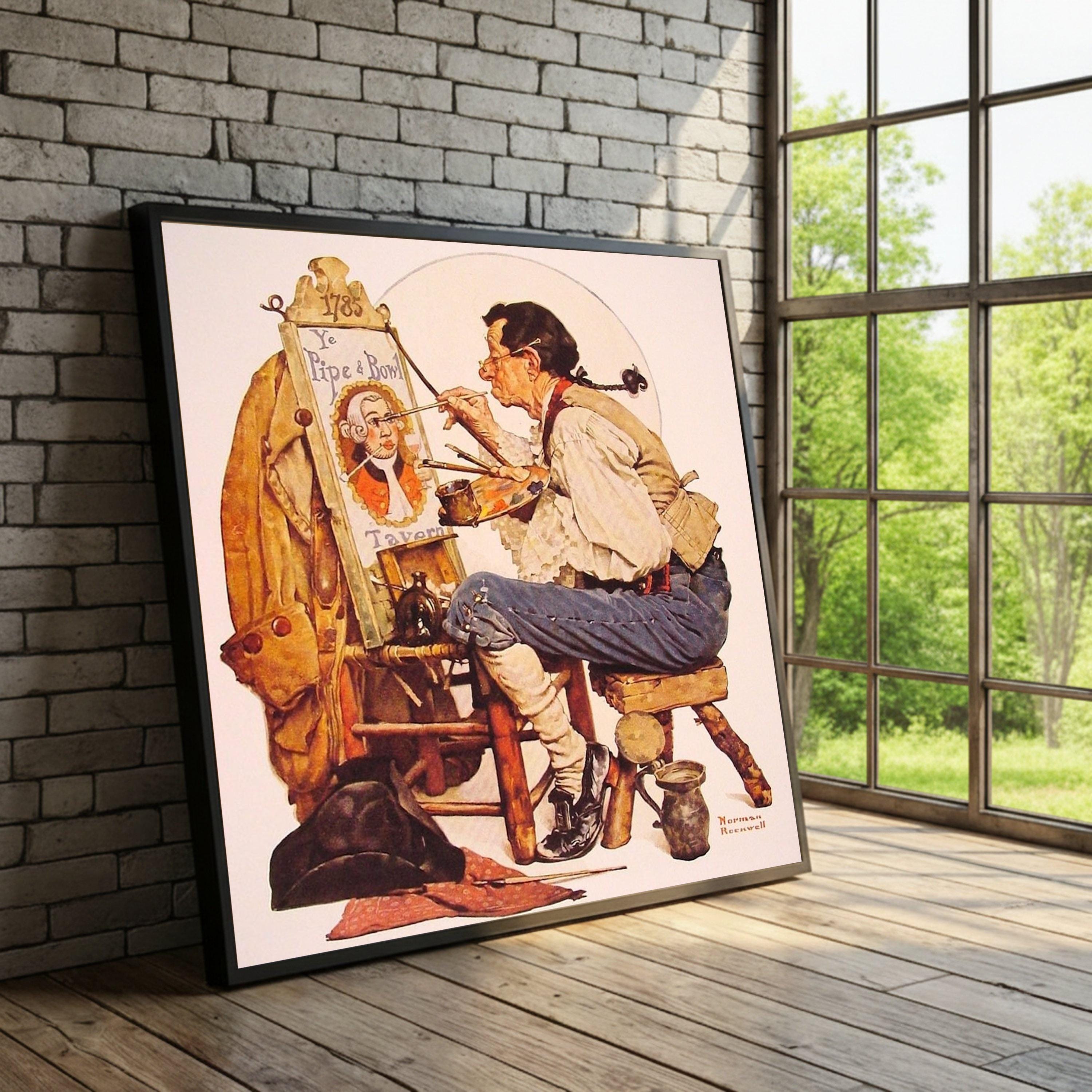 Norman rockwell the doctor and the doll - Etsy 日本