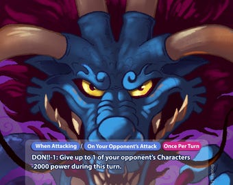 OP17 P Kaido Custom Holo Alt Art Leader (No AI)