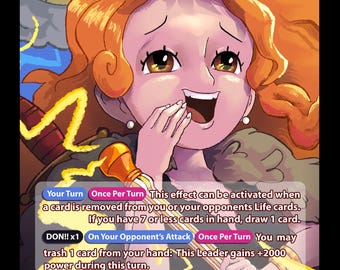 OP11 Nami Custom Holo Alt Art Leader (No AI)