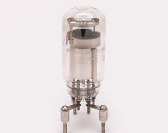 Vintage GENERAL ELECTRIC GL-6044 - Large Vacuum Tube - Cool Display - Steampunk Project Lamp