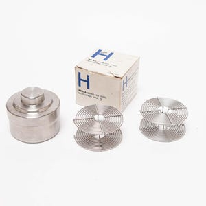 HANSA Film Developing Tank - Stainless Steel - with 35mm Film Reel - NOS in Box + Extra 35mm Reel - Made in Japan