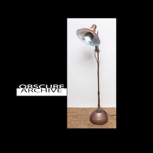 Vintage 1930&#39;s GENERAL ELECTRIC Sun Lamp - Converted To Use Standard Bulbs - With LED Bulb - Stunning Art Deco Style Lamp