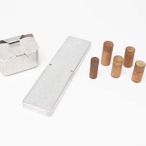 Vintage Fishing - Hook Book - Bait Baffler - Small Aluminum Fishing Tackle Boxes - Pflueger Hooks - Wood Tubes - Etsy Vintage Fishing - Hook Book - Bait Baffler - Small Aluminum Fishing Tackle Boxes - Pflueger Hooks - Wood Tubes - Etsy