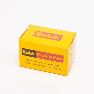 Kodak PLUS X PAN 35mm B&W Film - Unexposed from MAR 1965 - Unopened Original Box