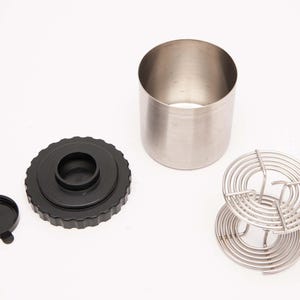 Stainless Steel Developing Tank with 120 Film Reel - Home Darkroom - Japan