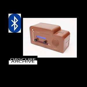 TRADIO Hotel Radio - Vintage Coin Operated Radio from the 1950's - Converted To Bluetooth Speaker -  Metal Case