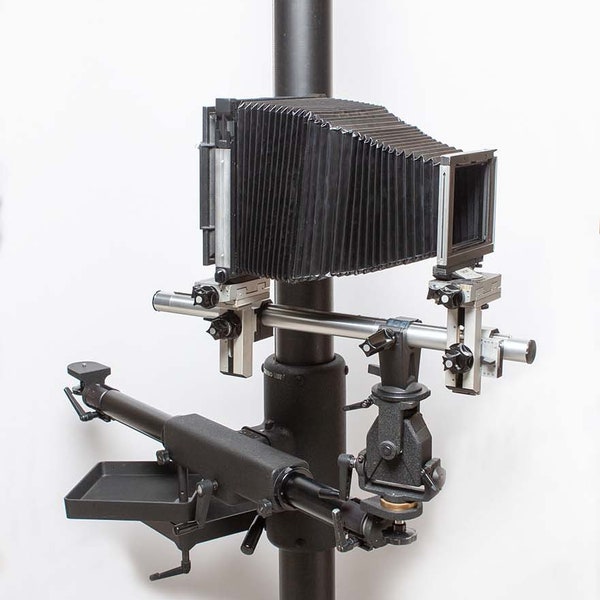SINAR P 8x10 Camera with 4x5 Reducing Back Set - Monorail View Camera - 5  8x10 Holders