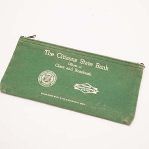 Vintage Bank Deposit Bags - Etsy