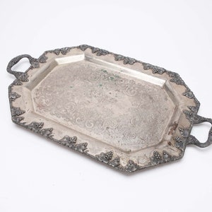 Vintage 1934 North Eastern New York Women&#39;s Golf Association CHAMPIONSHIP Trophy - Silver Plated Serving Tray - WOW