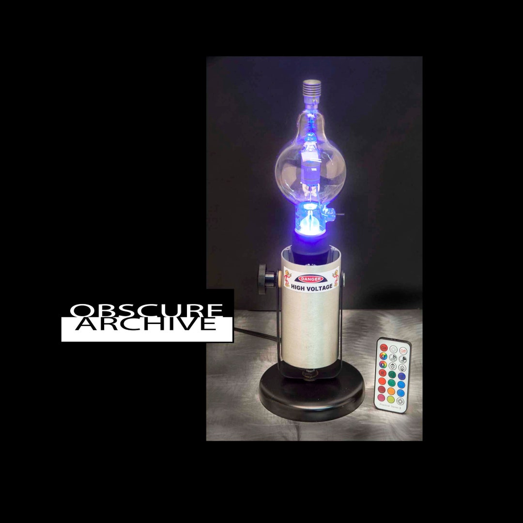 VACUUM TUBE Lamp Very Large Ball Tube With Custom Multi Color LED