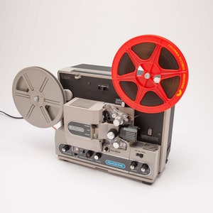 BELL & HOWELL Filmosonic - Model 1744B - Super 8mm - Sound Movie Projector  - with Take Up Reel