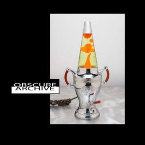 CUSTOM LAVA LAMP - Retro Design - Stunning One of a Kind Light -  Made from a Vintage 1930's Coffee Urn with Celluloid Handles - See Video