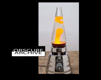 GOLDEN YELLOW  Custom Lava Lamp - Stunning One of a Kind Light - Made from a Vintage Osterizer Blender - Pre Order Now
