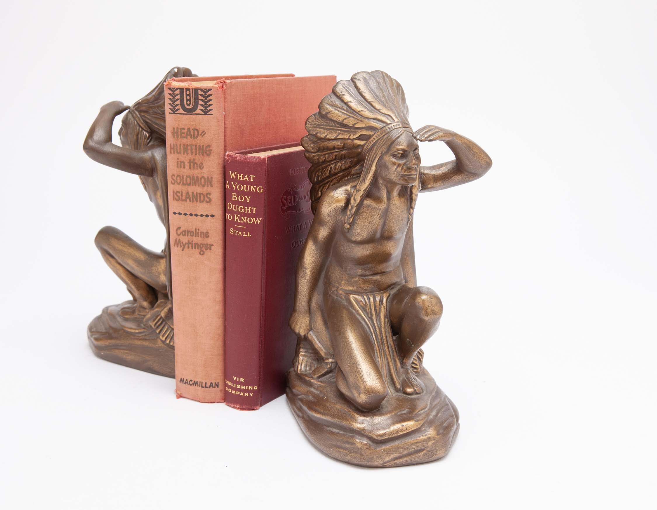 Indian Chief Book End - Etsy Indian Chief Book End - Etsy