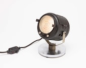 Hollywood Miniature Spot Light - Vintage 3 quot Fresnel Theater Light - Cool Steampunk Lamp