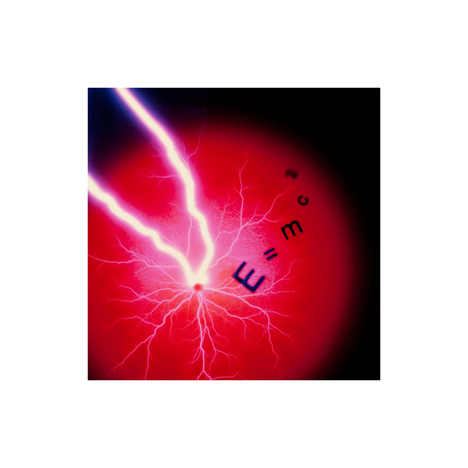 E Equals MC2 Energy Photogram Original Fine Art Etsy