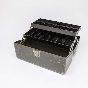 heddon tackle box OUTING Black Vintage! Vintage Tackle Box - HEDDON