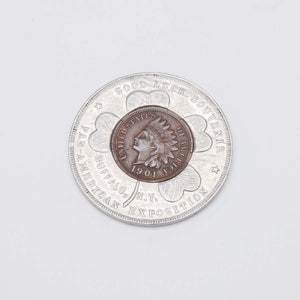1901 INDIAN HEAD PENNY - Pan-American Exposition - Good Luck Souvenir