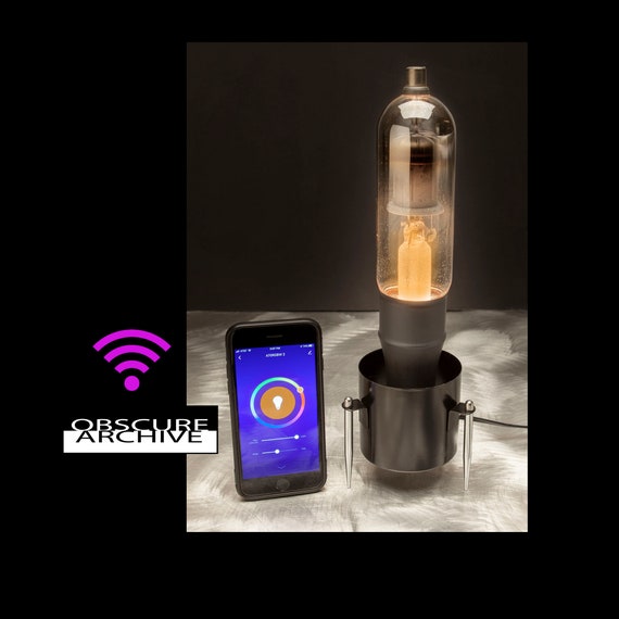 Amazing Large Vacuum Tube Lamp Thousands of Colors WiFi Etsy