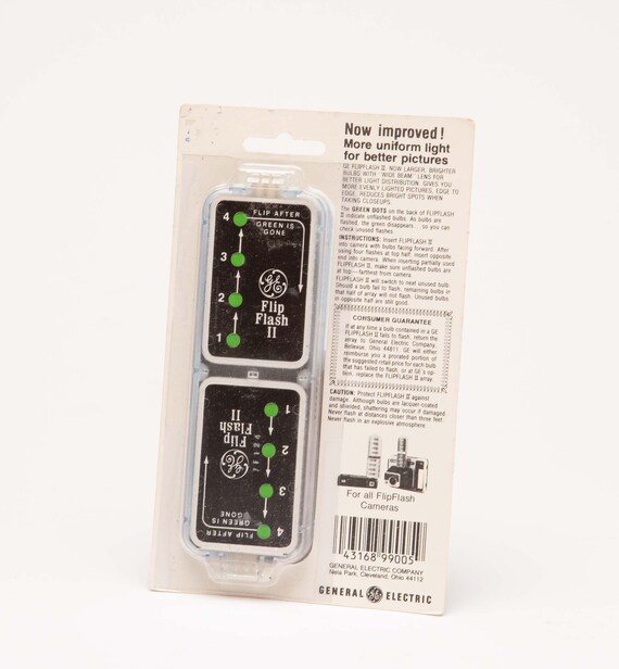 GE FLIP FLASH 2 - Single Pack - 8 Flashes per Bar - Vintage
