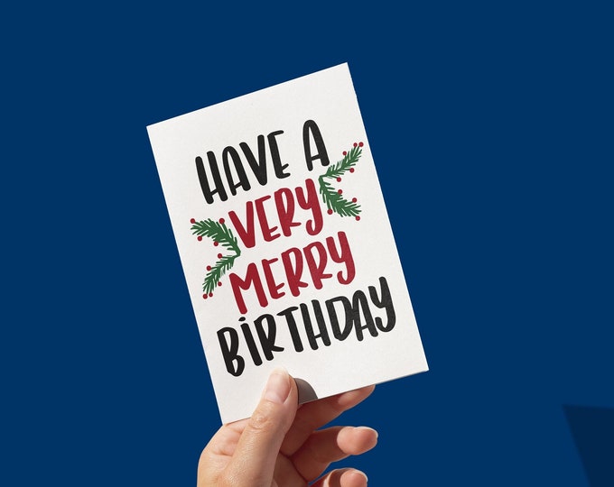 Have a Very Merry Birthday - (10 pack)