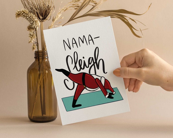 Nama Sleigh Holiday Card - (10 pack)