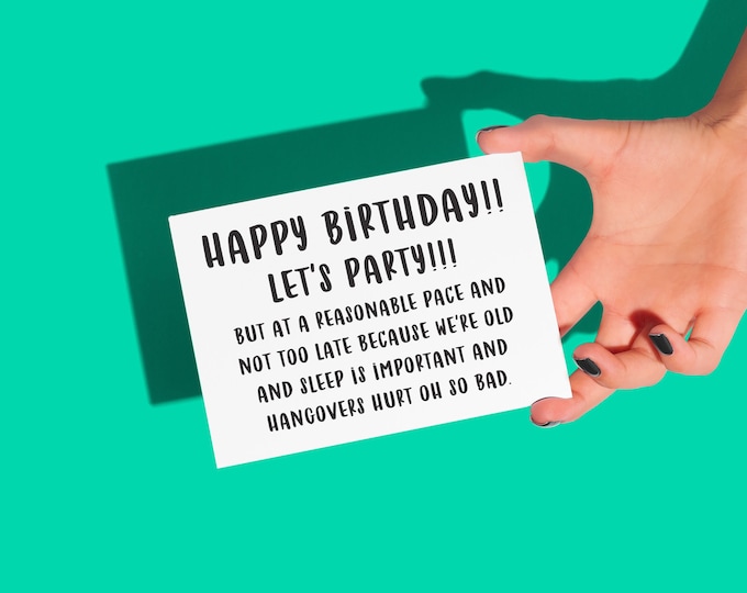 Reasonable Pace Birthday Card - (10 pack)