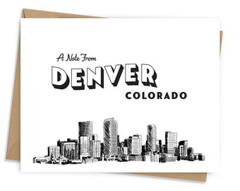 Just A Note From Denver, CO - (10 pack)