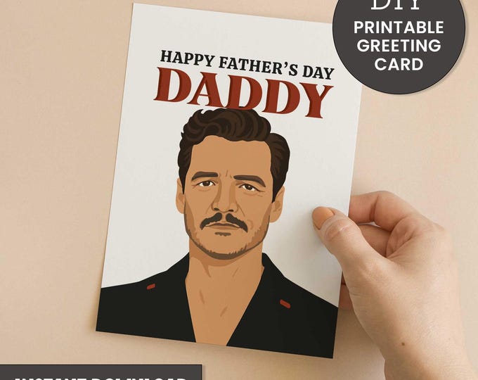 Funny Zaddy Card – Printable A2