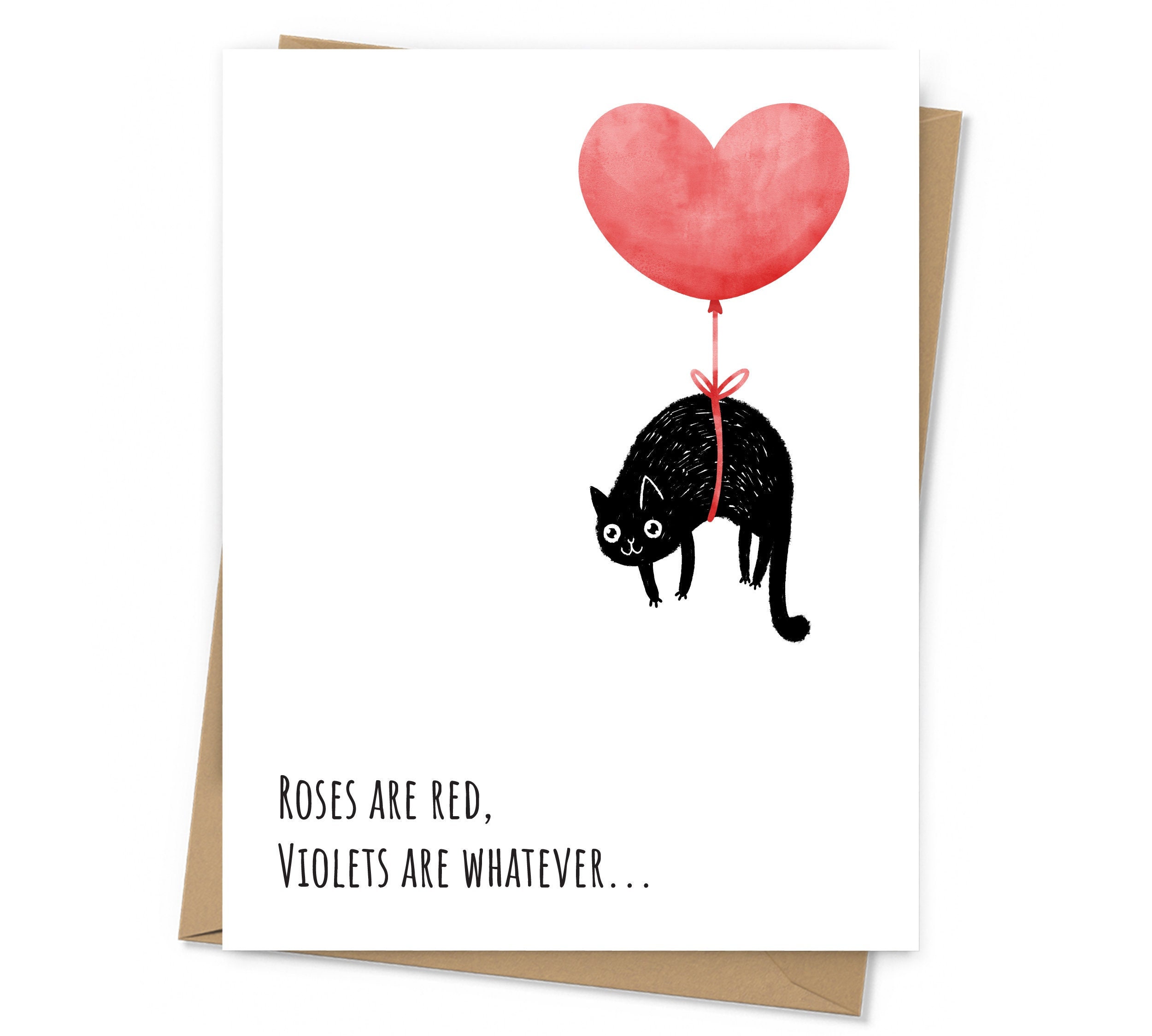 Anti-valentine's Day Card Sat Cat Poems Funny - Etsy Australia Anti-valentine's Day Card Sat Cat Poems Funny - Etsy Australia
