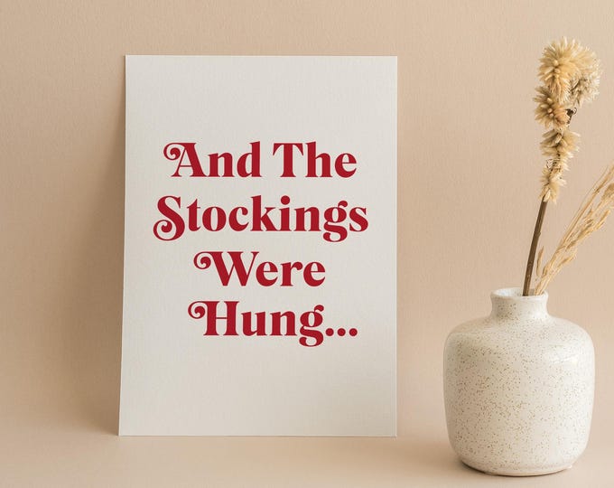 And the Stockings Were Hung - (10 pack)