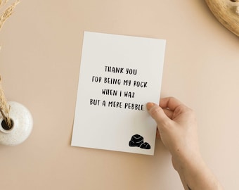 My Rock Thank You Card - (10 pack)
