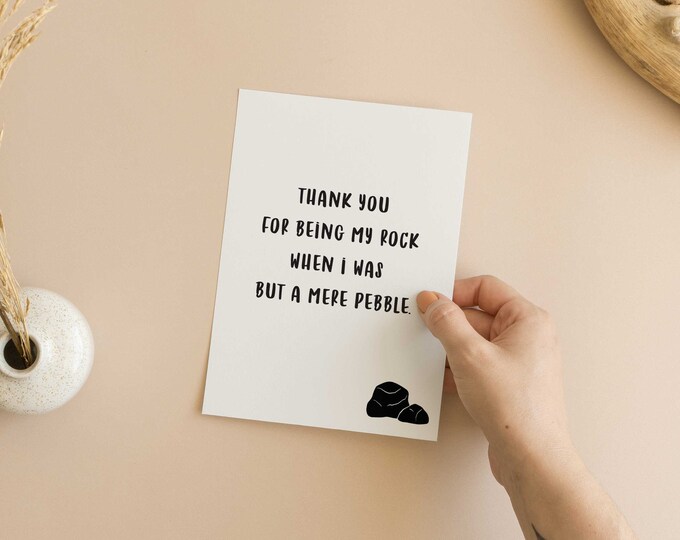 My Rock Thank You Card - (10 pack)