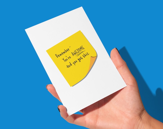 Post-It Note Card