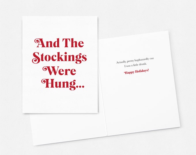 And the Stockings Were Hung - (10 pack)