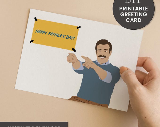 Printable Father’s Day Card – Funny Coach Sign