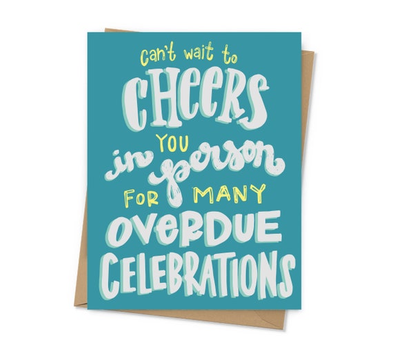 Blank Greeting Card Overdue Girls Weekend