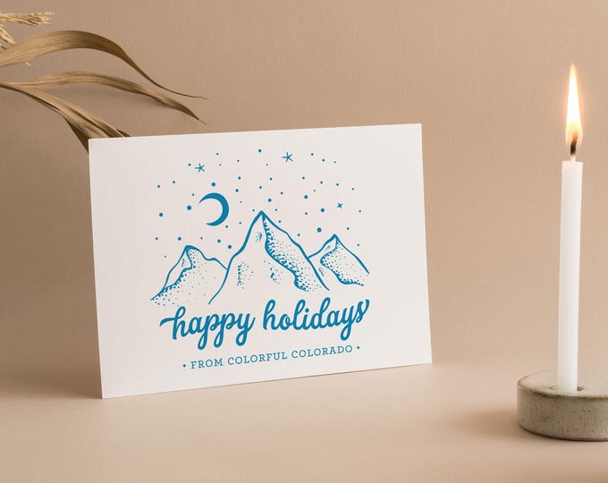Happy Holidays from Colorful Colorado - (10 pack)
