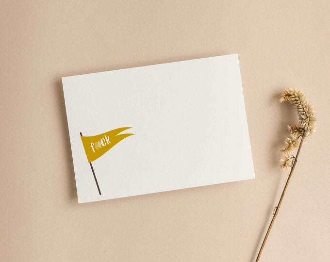Fuck Flag Card - (10 pack)