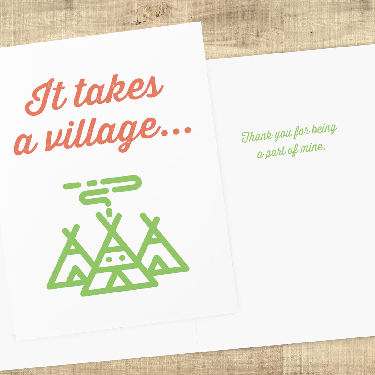 It Takes A Village Thank You For Being Part Of Mine Thank | Etsy