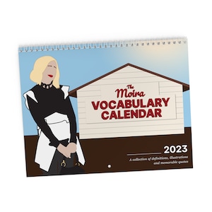 2023 Vocabulary Calendar, 2023 Calendar, Vocabulary Calendar, Wall Calendar, Funny 2023 Calendar, 2023 Planners