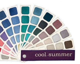 Color Harmony Swatch Book for Cool Summer