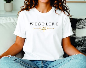 Westlife 25th Anniversary World Tour Concert T Shirt, Westlife 25 Shirt, 2026 World Tour Tee, Westlife Fan Gift, The Anniversary Tour Shirt