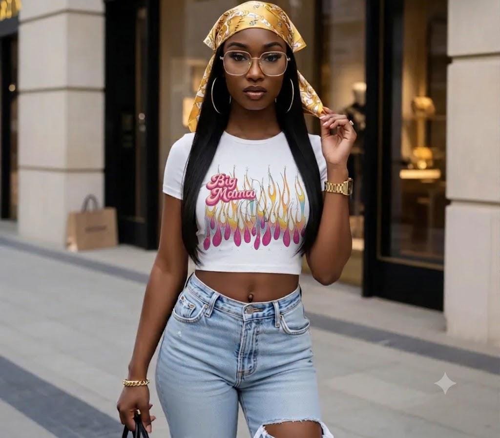 Big Mama Crop Top - Etsy
