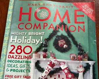 Vintage Mary Englebreit Home Companion Christmas Magazine ~December 2003-January 2004